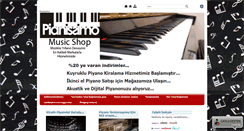 Desktop Screenshot of pianissimomusic.com
